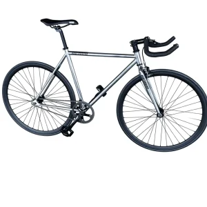 Electroplated 700C Fixed Gear Bicycle High Strength Chrome Plated Single Speed Track Bike Urban Commuter Fixie