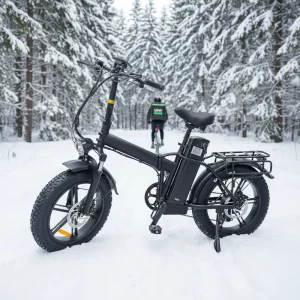 Emoko C94 Delivery Cargo Ebike 35Ah 200KM Long Range Foldable Aluminum Frame Adult Electric Fat Tire Bike for Business