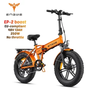 Engwe EP 2 Boost EU Electric Bike 48V13AH 20*4.0 Fat Tire Bike 250W Powerful Motor 7 Speeds 25KM H EU Warehouse