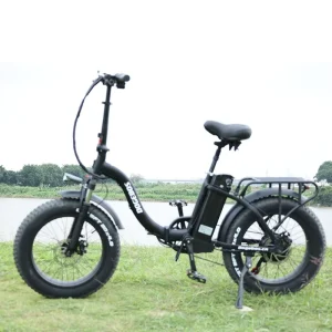 European Warehouse Women’s Foldable Electric Bicycle 250W/500W/750w 15ah Fat Tire Electric Bike Folding Ebike