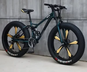 Factory 26 Inch 4.0 Fat Tyre Bicycle Mountain Bike Full Suspension One-piece Wheel Bicycle 21speed Snow Beach Bike