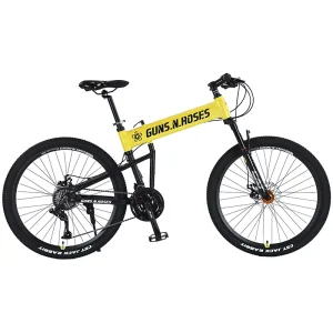 Factory 26 Inch Men’s Cross-Country Aluminum Alloy Mountain Bike 24 Speed Double Shock Absorption 30 Variable Speed