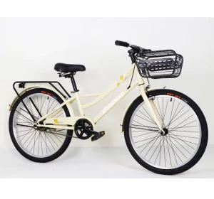 Factory 26inch City Bike Women Bicycle Urban High Carbon Steel Urban Cycle Bicycle Classic Vintage Bicycle with Basket