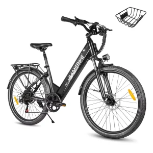 Factory 500D OEM Electric City Bike 26 Inch Rear Hub Motor Lithium Battery Brushless Pedal Assist Electric Bike