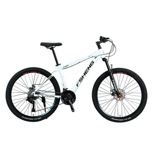 Factory Aluminum Alloy 26-inch Variable Speed Dual Disc Brakes Suspension Fork 120kg Load Capacity Men’s Mountain Bike