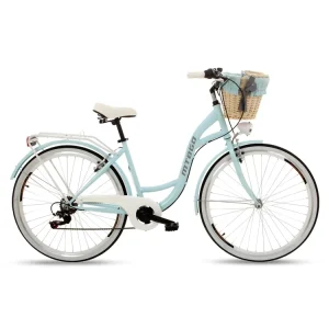 Factory City Bike Cycle Women’s 26 Inch High Carbon Steel Frame Fashion Bicycle City Bike for Adult