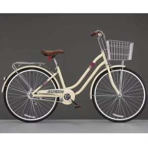 Factory Classic Style Single Speed 24 Inch Steel Frame City Bicycle for Adults