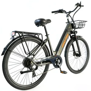 Factory Direct 28 Inch Integrated Battery Electric City Bike Custom Logo Steel Frame High Speed Sensor City Ebike Urban Rental