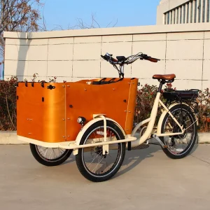 Factory Direct Bicycle Cargo Bike Electric Bicycle Cargo Bike Three Wheel Bicycle Motor Scooter Cargobike