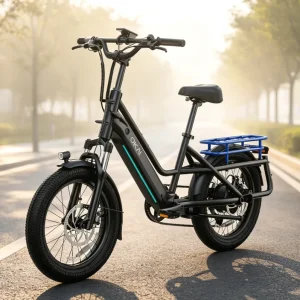 Factory Direct High Load 200KG Lightweight 33KG Folding Electric Bike EB70 with rear rack for countryside leisure camping trips