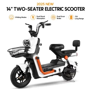 Factory Direct New Model Design Electric Scooter 14inch/16inch Tire Motor Electrical E Bike for Adults