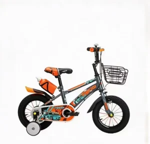 Factory Direct Sale of Red Steel Children’s Bicycles for Ages 3-12 6-Speed Gears Training Wheels Customized Logo Plastic Basket