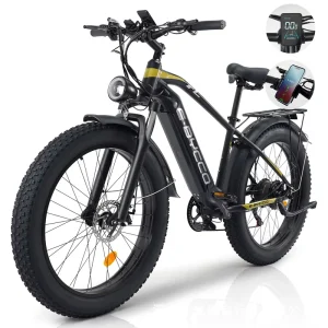 Factory Direct Sales Fat Tire Electric Assist Bike 26 Inch 7 Speed Electric Mountain Bike Cross border Dropshipping 1000W