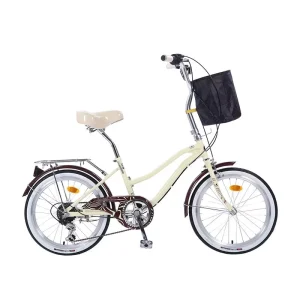 Factory Direct Single-Speed 20-Inch Hybrid City Bike Aluminum Alloy Frame Disc Brake Unisex