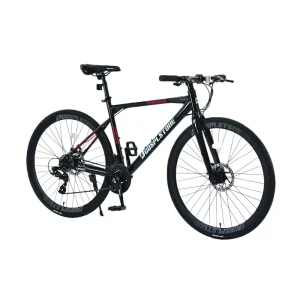 Factory Direct Steel City Men’s Road Racing Bike Flat Handlebar 24-Speed for Adult Fitness & Commuting