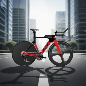 Factory Direct TT 700c 24 Speed Carbon Fiber Road Bike Front 3-Spoke Rear Disc Wheels Hydraulic Disc Brakes Lightweight Racing