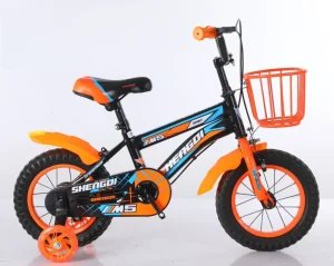 Factory High Quality Boys Girls Children Gear Bicycles 5/6/7/8/9 Years Old 12/14/16/18/20 Inch With Basket and Training Wheels