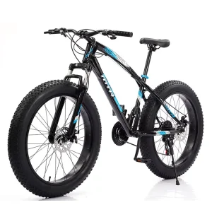 Factory Mountain Bike 26 Inch Fat Tire Snow Bikes Dual Disk Brake Bicycle