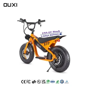 Factory New Design Electric Bike S73 Aluminum Alloy Brushless Lithium Battery City Bike Mini Fatbike for Gift