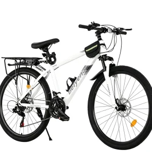 Factory OEM Custom logo 26 Inch Mountain Bike Steel Frame 21 Speed Disc Brake Mountain Bike Men’s Alloy Wheels