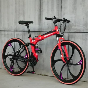 Factory Price Mountain Bike Folding Bike 26 Inch 21 24 Speed Double Disc Brake Folding MTB Bicycle