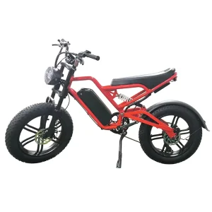 Factory Supply Electric Dirt Bikes Long Range Mechanical Disc Brake Fat Tires City Electric Bike