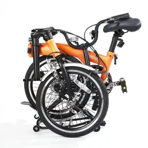 Factory Supply Mini Size Urban Folding Bike 16inch Triple Folding Bicycle With 6 Wheels Supporting Folding Bike