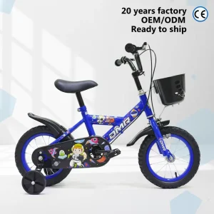 Factory Supply Ready Ship 12 Inch Red Color Baby Cycle Kids Bike Ordinary Pedal Plastic Basket Age 2 7 Years Old Children