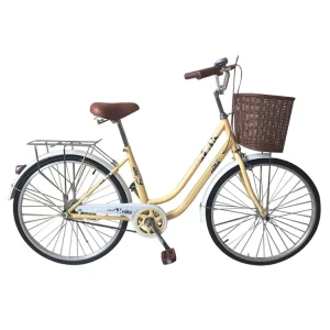 Family Cargo City Bike Steel Holland Lady’s Cycle 24 26 28 Inch Lady Bike Classical Women Bicycle