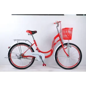 Fashion Kids City Bicycle Step Through Design Casual Steel Frame Single Speed 24″ Girls City Bikes