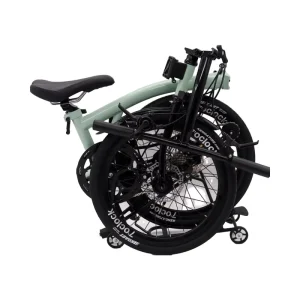 Fashion MINT Folding Bicycle 20inch 9speed Disc Brake Tri folding Bike Adult High Quality Molybdenum Steel Frame 110kg Load