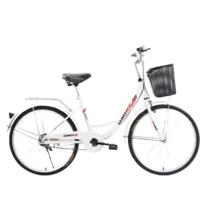 Fashionable 26 Inch Women Commuter Bicycle Lightweight Vintage City Bike for Office College