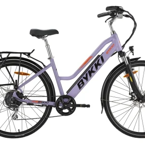 Fashionable 36V 10AH Lithium Battery Electric Bike 250W Rear Hub Motor 8-Speed Commuting City Bike for Outdoor Use Women’s
