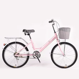 Fashionable Pink 26 Inch Women Lady City Bike with Basket