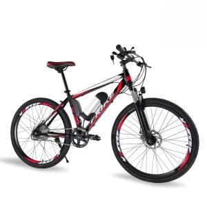 Fast Delivery 26-inch Steel Frame Electric Mountain Bike 7-speed 36V 250W Rear Hub Motor Brushless Disc Brakes Lithium Battery