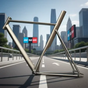 Fast Delivery and aero Titanium Track Bike Frame
