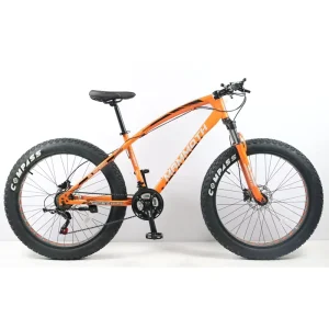 Fat Bike 4.0 Tire 26″ Alloy Rim 21 Speed Disc Brake Suspension Downhill Snow Bicycle