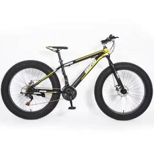Fat Boy 26 4.0 Inch Cruiser Fat Tire Mountain Bike 21 Speed Steel Frame