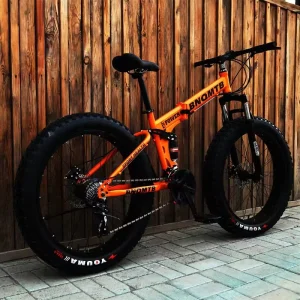 Fat Tire 26 Inch Mountain Bike 4.0 Folding Big Wheel Bicycle