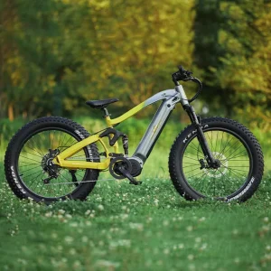 Fat Tire Bicicleta Electrica 48v Mid Motor Full Suspension Electric Mountain Bike 1000W Bafang Ebike Beach Cruiser Bici