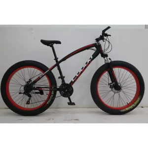 Fat Tire Bicycle 26 Inch 21 Speed Disc Brake Full Suspension Frame Teen Snow Bike