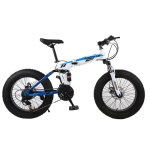 Fat Tire Bike 20-inch 7-speed Folding Fat Bike Foldable Snow Bike