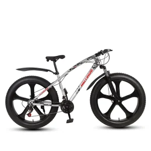 Fat Tire Bike double Disc Brake 26 Inch Adult Bicycle Snow Beach Bike