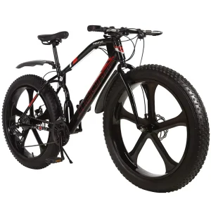 Fat Tire Bike double Disc Brake 26 Inch Adult Bicycle Snow Beach Bike