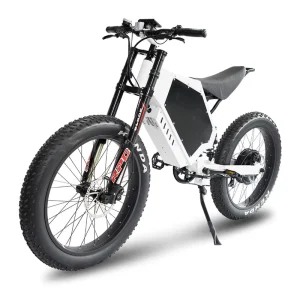Fat Tire Dirt Enduro Motorcycle Stealth Bomber Electric E Bike 72v 12000w Mountain Ebike