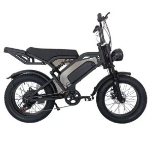 Fat Tire E Bike 48V 11A New Solution Electric Full Suspension Electric Fat Tire City Road Ride Bike 20inches