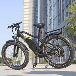 Fat Tire Electric Bike 26 Inch Road 48V/60V 2000W/1000W Motor 16.7Ah Lithium Battery Aluminum Alloy Frame Beach Cruiser