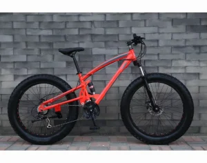 Fat Tire Mountain Bike Shock Absorption Variable Speed Fat Bike 26 Inch Snow Bike