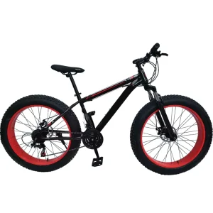 Fat Tyre Bicycle for Men 26 Inch fat Bike 26×4 Suspension Fork fat Bike 26 Inch