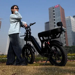 Fatbike X70 Electric Bicycle VOMO X70 CITY LADY Off-Road Hybrid Electric Mountain Bike, 20-Inch Lithium-Battery Electric Road Bike